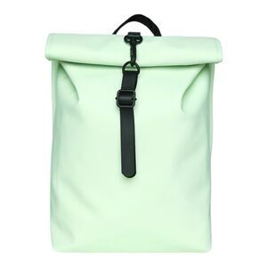 RAINS Backpack Rolltop Rucksack Mini Mineral Hike Waterproof Mint Green Gorpcore